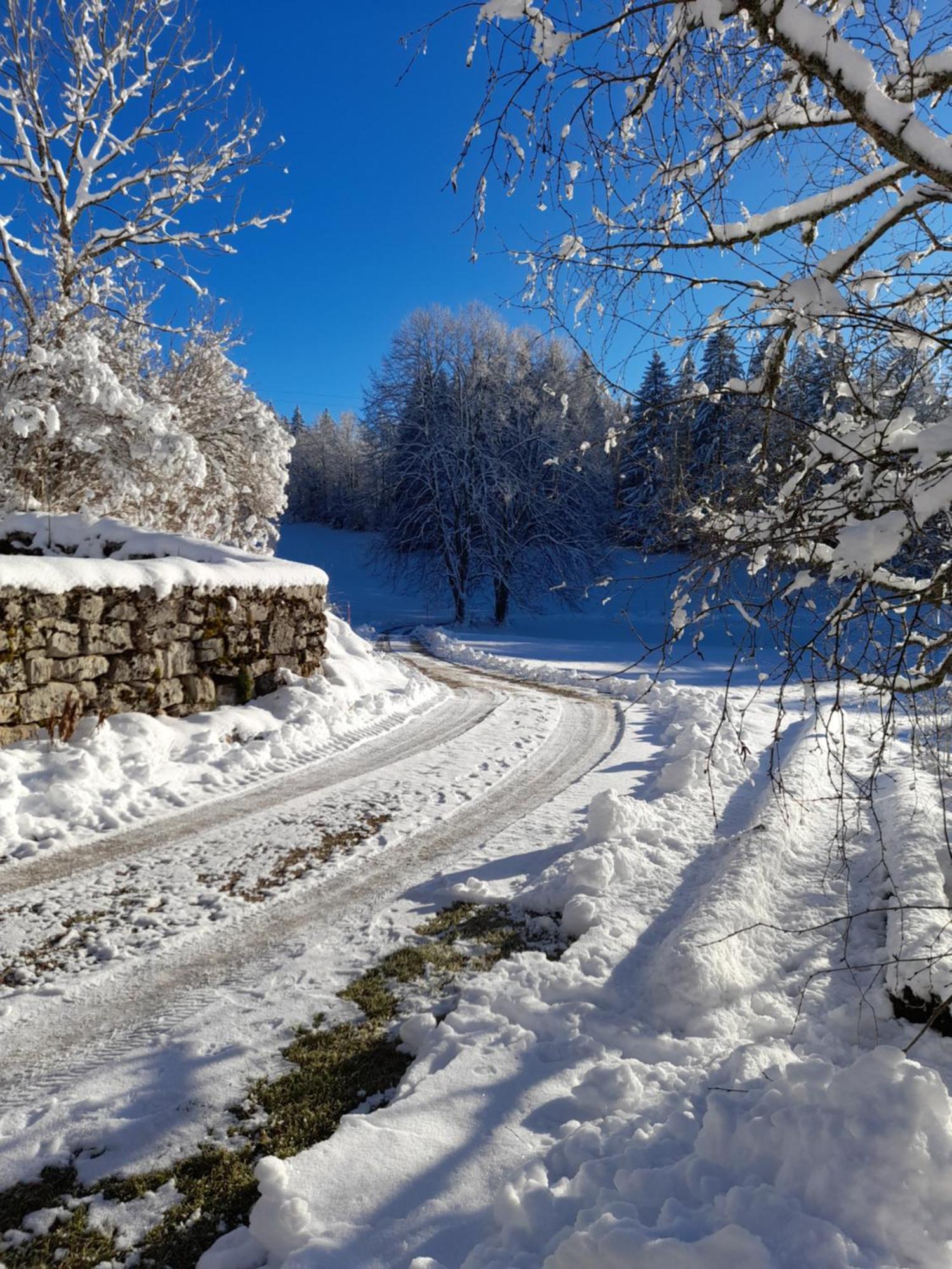 Bed and Breakfast Ch'Tit Jura Les Moussieres Exterior foto